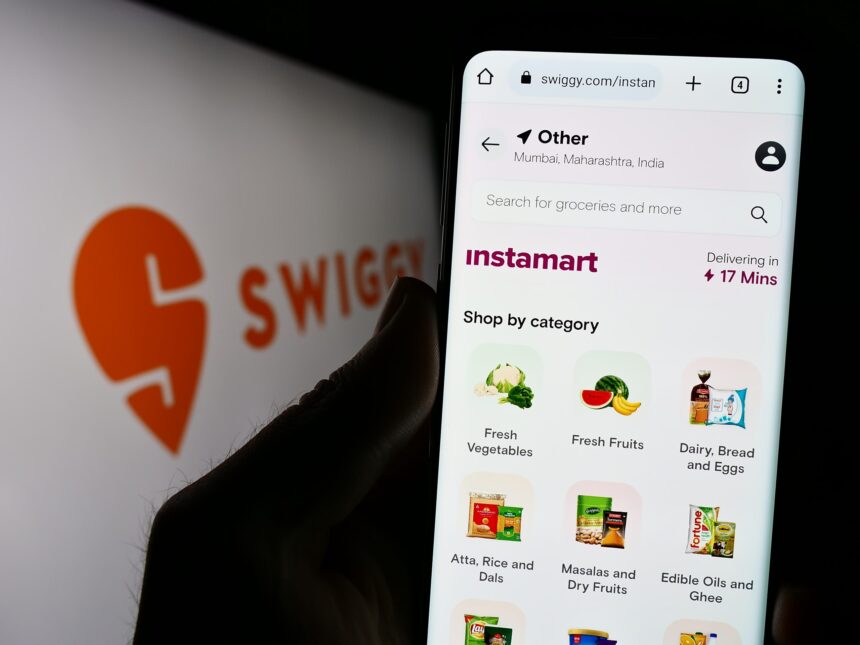 Swiggy Instamart 扩展到印度的 100 个城市